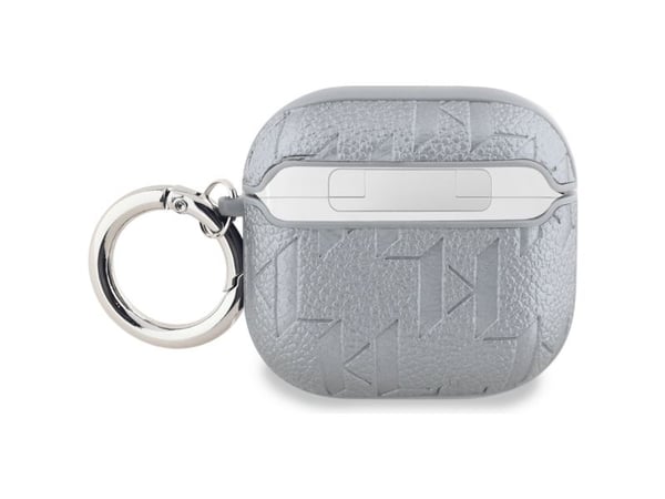 Karl Lagerfeld fodral monogram Karl Head till Apple AirPods 4 silver