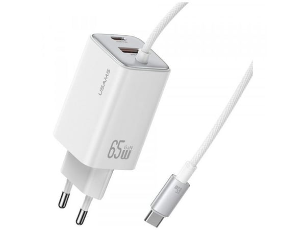 Usams CC266 PD65W ACC latauskaapelilla varustettuna
