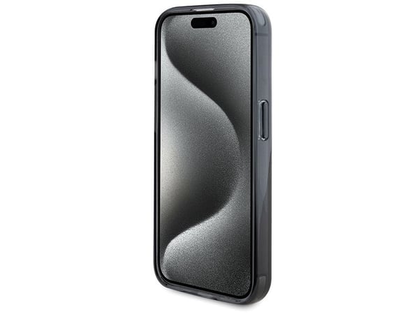 BMW BMHMP15LURSK MagSafe iPhone 15 Pro 6,1" hardcase svart med ringstativ (M Collection)