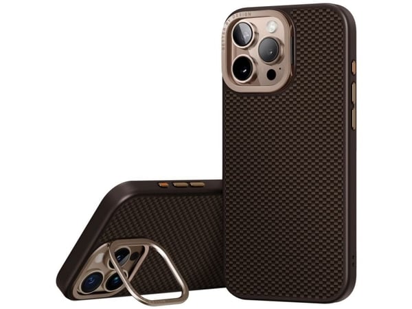 Uniq Keva Max Magclick -latauskameratelineen kotelo iPhone 16 Pro Maxille - ruskea