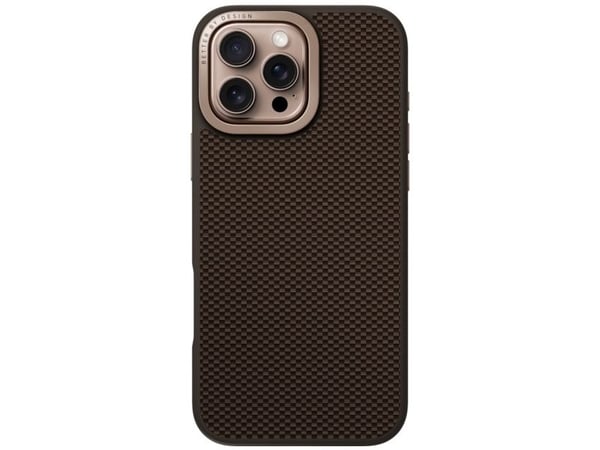 Uniq Keva Max Magclick -latauskameratelineen kotelo iPhone 16 Pro Maxille - ruskea