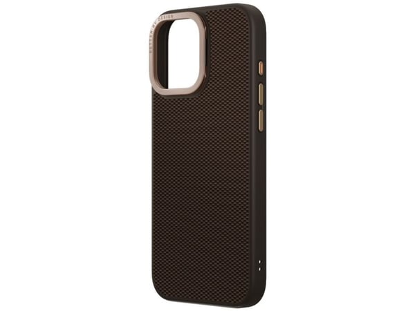 Uniq Keva Max Magclick -latauskameratelineen kotelo iPhone 16 Pro Maxille - ruskea