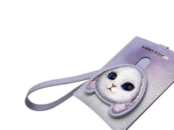 Plånbok/fodral för kort Big Eyed Pet 2.0 Rabbit lila