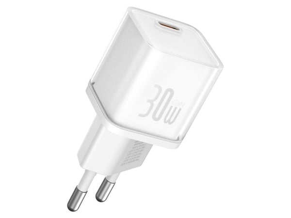 Veggkollerter/ladder Baseus GaN5S, 30W, 3A, 1x USB-C, hvit P10162504213-00
