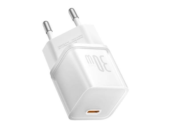 Veggkollerter/ladder Baseus GaN5S, 30W, 3A, 1x USB-C, hvit P10162504213-00