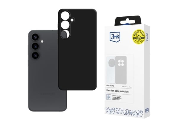 3MK Matt Case Pro deksel til Samsung Galaxy S25+ Plus svart
