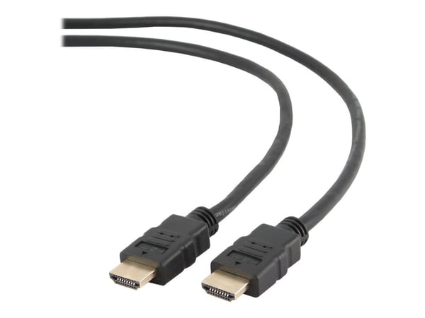 Gembird CC-HDMI4-1M - HDMI-kabel med Ethernet - HDMI hane till HDMI hane - 1 m - STP (skärmat tvinnat par) - svart