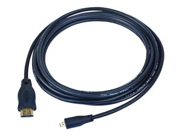 Gembird CC-HDMI4-1M - HDMI-kabel med Ethernet - HDMI hane till HDMI hane - 1 m - STP (skärmat tvinnat par) - svart