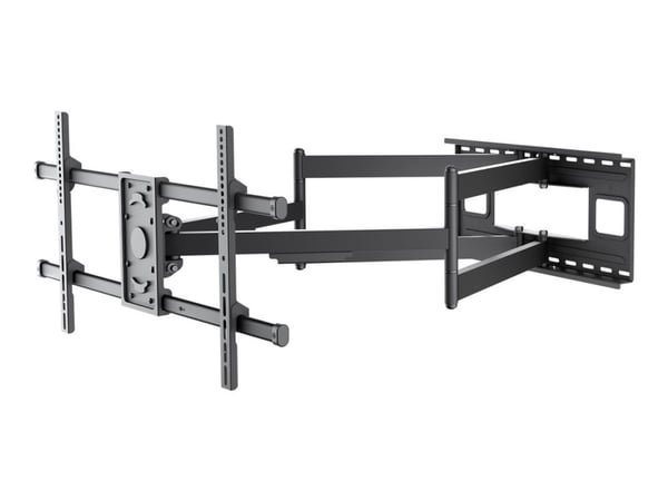 Goobay Pro - Fäste - extra stor - för platt panel - full rörelse - stål - svart - skärmstorlek: 43"-90" - väggmonterbar