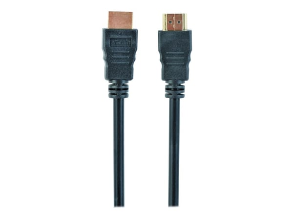 Gembird CC-HDMI4-1M - HDMI-kabel med Ethernet - HDMI hane till HDMI hane - 1 m - STP (skärmat tvinnat par) - svart