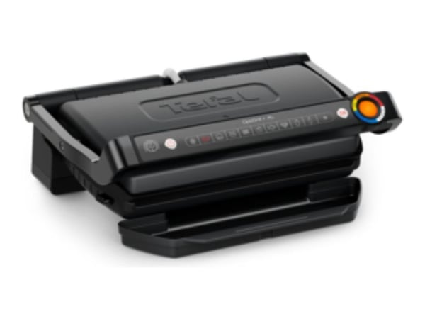 Tefal Optigrill+ XL GC727810, Svart, Metall, Rektangulær, Knapper, 800 cm², 400 x 200 mm