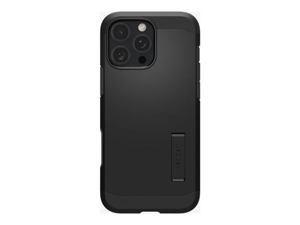 Spigen Tough Armor T AI MagFit - Bagsidecover til mobiltelefon - MagSafe-kompatibilitet - termoplastisk polyuretan (TPU), polykarbonat (PC) - sort ...