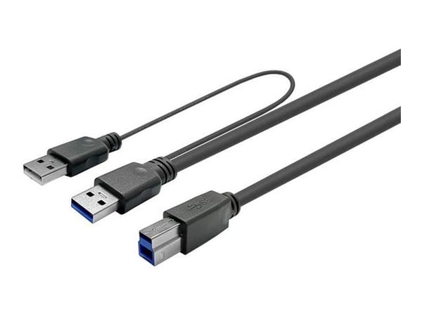 VivoLink - USB-kabel - USB, USB-type A (hann) til USB Type B (hann) - USB 3.2 Gen 1 - 5 V - 1 A - 7 m - aktiv - svart VivoLink - USB-kabel - USB, USB-type A (hann) til USB Type B (hann) - USB 3.2 Gen 1 - 5 V - 1 A - 7 m - aktiv - svart