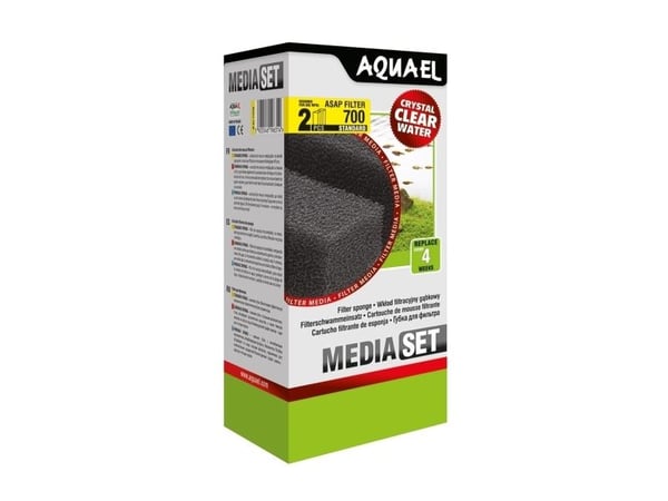 AQUAEL Filtersvamp ASAP 700 2-pak