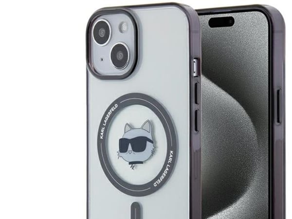 Karl Lagerfeld IML Choupette MagSafe-skal för Apple iPhone 15 / 14 / 13 – klar