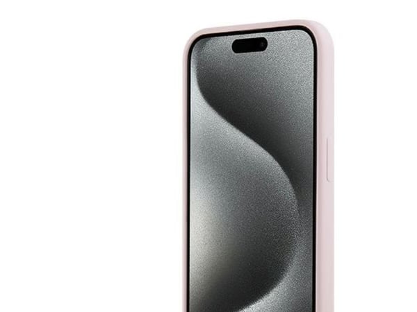 Karl Lagerfeld KLHMP15XSCMKCRHP iPhone 15 Pro Max 6,7" vaaleanpunainen / vaaleanpunainen kova kotelo Silikoni Karl &amp; Choupette rengas MagSafe