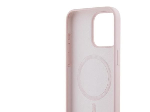 Karl Lagerfeld hårt silikonskal för iPhone 15 Pro Max 6,7" (rosa)