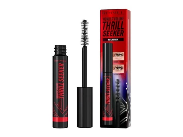 Rimmel Wonder Volume Thrill Seeker Mascara In Black, 8ml Rimmel Wonder Volume Thrill Seeker Mascara In Black, 8ml