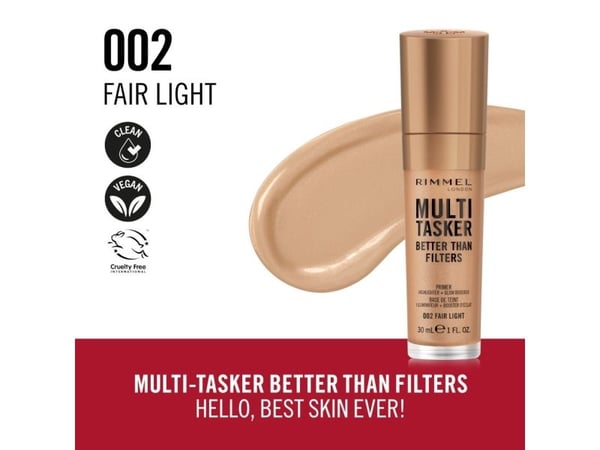 RIMMEL_Multi Tasker Betten Than Filters face foundation 02 30ml