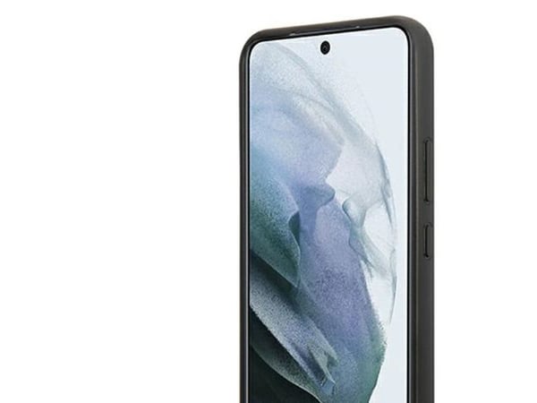 Mercedes MEHCS22MPSQBK S22+ hårdcase i läder med stjärnmönster svart