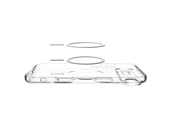Spigen ACS10313, Suojus, Apple, iPhone Air, 16,5 cm (6.5"), Läpinäkyvä, Valkoinen