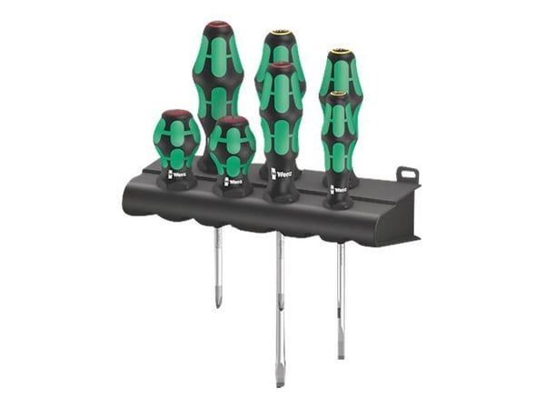 Wera 300/7 Mix 1 - Skrutrekkersett - 7 deler - inn rack