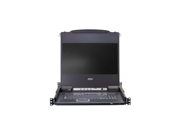 KVM-konsoll Aten LCD ATEN CL5708M, USB-PS/2, VGA, 8 porter, DE-oppsett