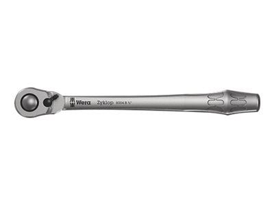Wera Tools 8004 B Zyklop, pipenøkkel, 1 stk, krom, skrallehåndtak Wera Tools 8004 B Zyklop, pipenøkkel, 1 stk, krom, skrallehåndtak
