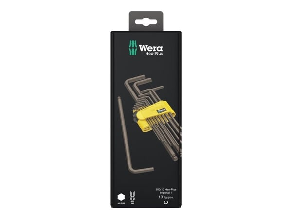 Wera Imperial 1 SB 950/13 - L-nyckelsats - 13 delar - i clip-holder
