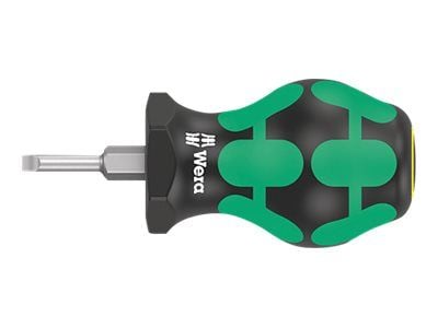 Wera Kraftform Plus - Serie 300 335 - Kort och bred/förgasarskruvmejsel - 24.5 mm Wera Kraftform Plus - Serie 300 335 - Kort och bred/förgasarskruvmejsel - 24.5 mm