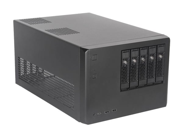 SilverStone CS351 SST-CS351 tietokonekotelo micro ATX Mini-DTX Mini-ITX, musta
