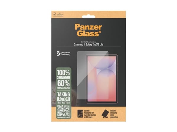 PanzerGlass - Skärmskydd för surfplatta - ultrabred passning - glas - klar