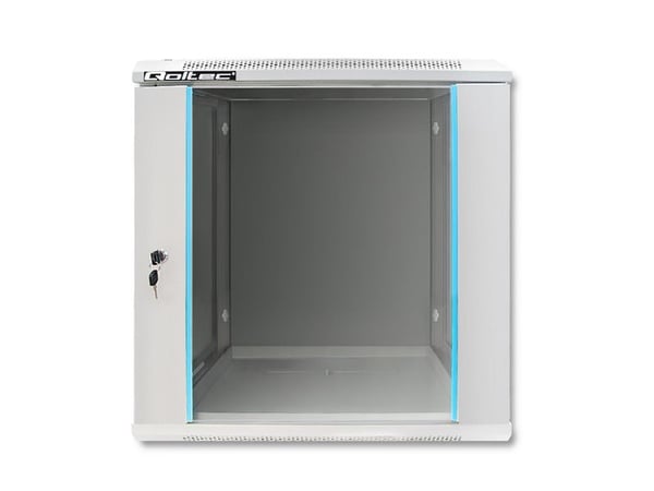 Qoltec - Rack skap - grå - 12U - 19"