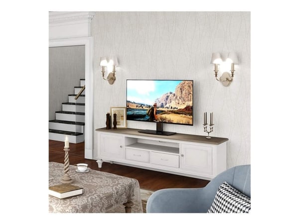 TECHly - Ställ - för LCD-display - härdat glas - svart - skärmstorlek: 32"-65" - skrivbordsstativ TECHly - Ställ - för LCD-display - härdat glas - svart - skärmstorlek: 32"-65" - skrivbordsstativ