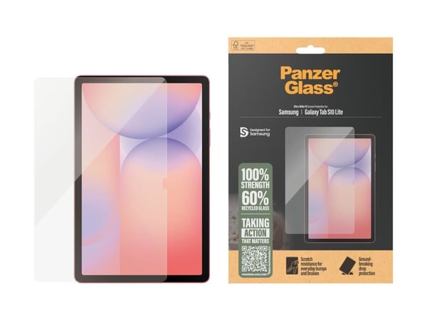 PanzerGlass - Skärmskydd för surfplatta - ultrabred passning - glas - klar