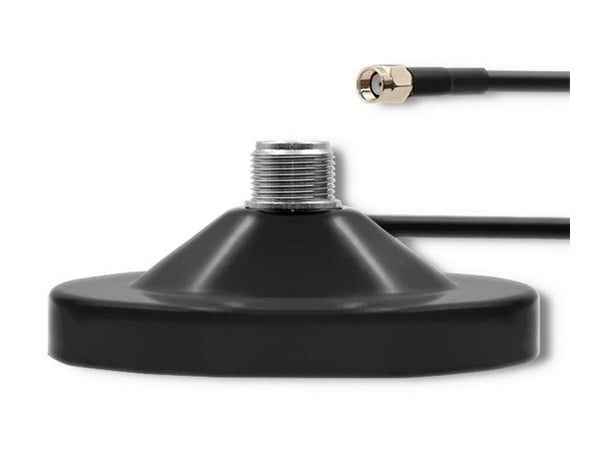 Qoltec - Antenn med magnetbas - with 2 m cable, N female - SMA female