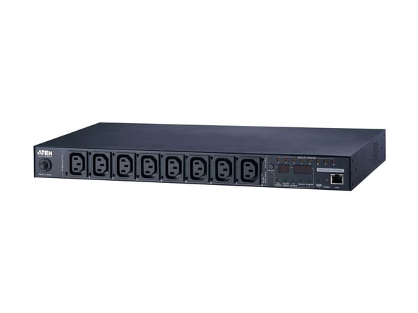 ATEN NRGence PE6108G eco PDU - Strømfordelerenhet (kan monteres i rack) - AC 100-240 V - 2400 watt - Ethernet 10/100 - inngang: IEC 60320 C14 - utg...