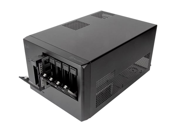 SilverStone CS351 SST-CS351 tietokonekotelo micro ATX Mini-DTX Mini-ITX, musta