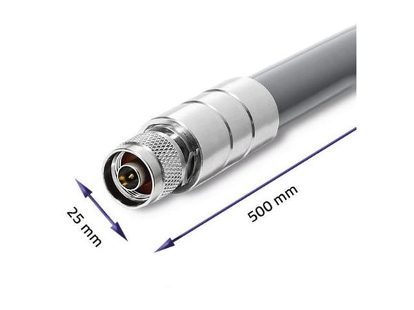 Qoltec - Antenne - 5.8 dBi - utendørs - grå