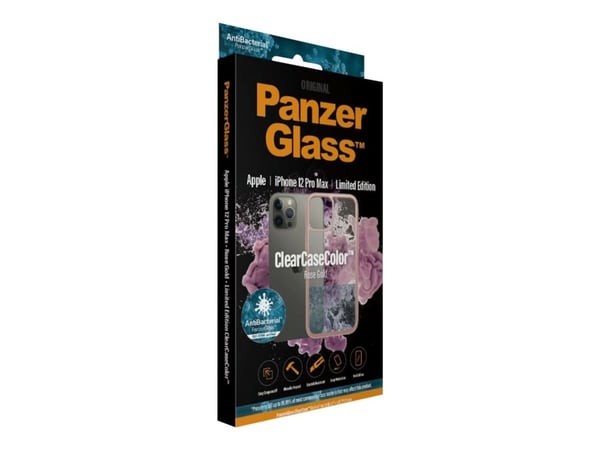 Panzer Glass PanzerGlass Clear Apple iPhone 12 Pro Max - dėklas telefonui skaidrus ir rožinės spalvos
