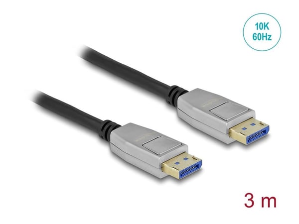 DeLOCK 80267, 3 m, DisplayPort, DisplayPort, Uros, Uros, 10240 x 4320 pikseliä