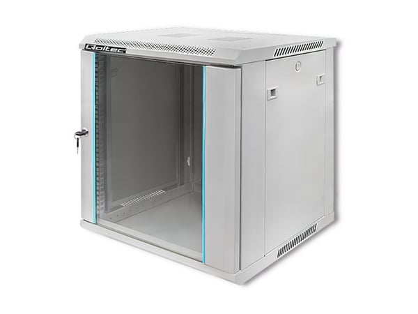 Qoltec - Rack skap - grå - 12U - 19"
