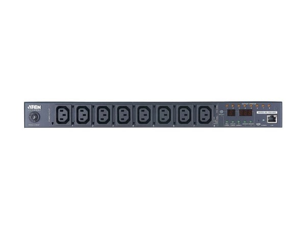 ATEN NRGence PE6108G eco PDU - Strømfordelerenhet (kan monteres i rack) - AC 100-240 V - 2400 watt - Ethernet 10/100 - inngang: IEC 60320 C14 - utg...