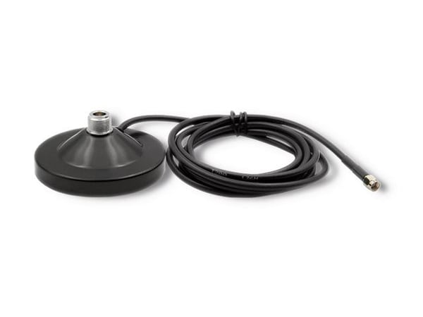 Qoltec - Antenn med magnetbas - with 2 m cable, N female - SMA female
