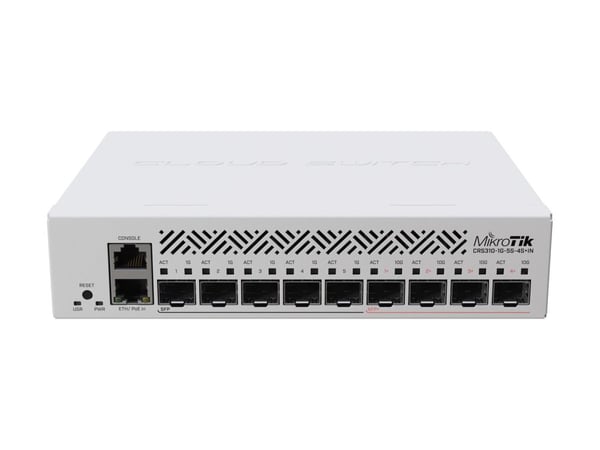 MikroTik CRS310-1G-5S-4S+IN nätverksswitch 5x 1G SFP 4x 10G SFP+ L3