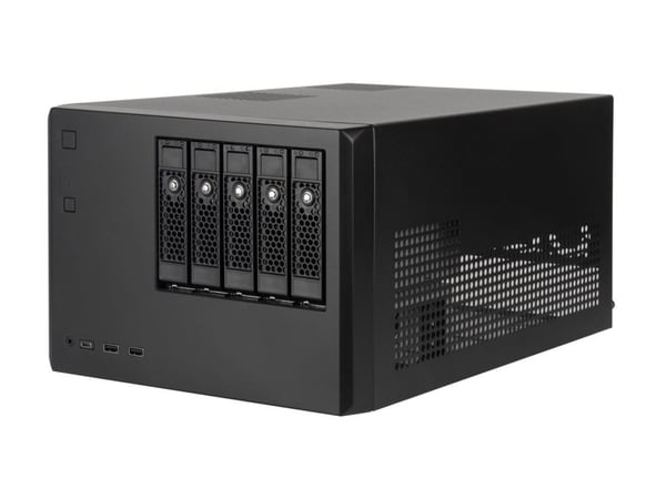SilverStone CS351 SST-CS351 tietokonekotelo micro ATX Mini-DTX Mini-ITX, musta