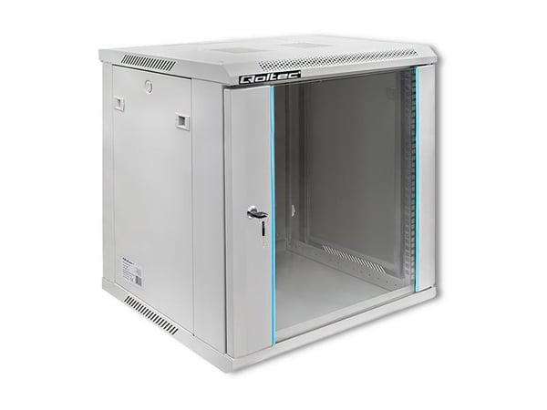 Qoltec - Rack skap - grå - 12U - 19"