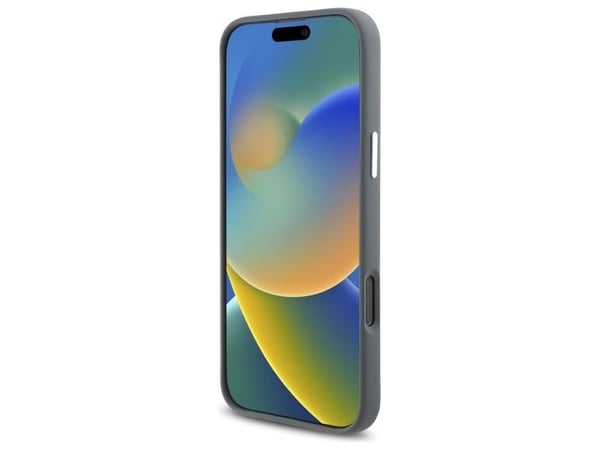 Mercedes MEHMP16X23SUVSA Apple iPhone 16 Pro Max 6.9 "Puhelinkotelo harmaa silikoni pystysuora Tonal raidat MagSafe