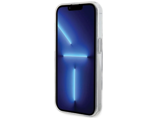 Karl Lagerfeld tapauksessa iPhone 15 Pro 6,1 KLHMP15LHMRSKCH valkoinen HC MAGSAFE RINGSTAND KC