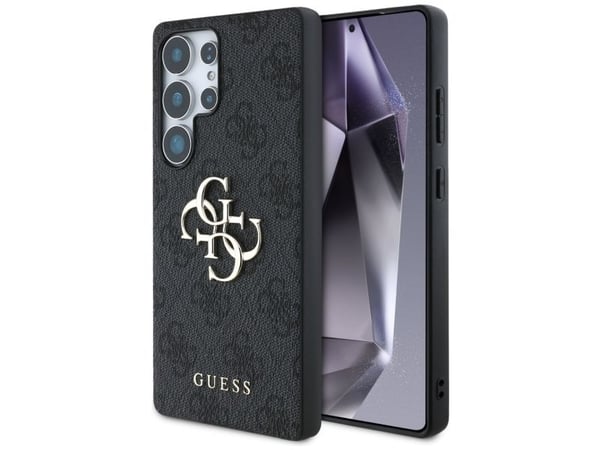 Guess Big 4G Logo Classic Logo Case Samsung Galaxy S25 Ultra Musta